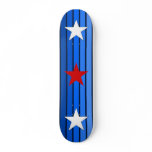Red White & Blue Stars and Stripes Deck skateboards