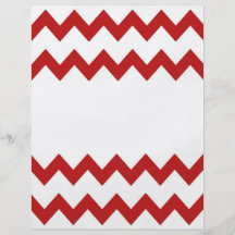 Red White Chevrons Flyer