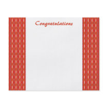 Red White Congratulations