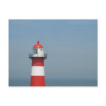 Red White Lighthouse Post Card postcards