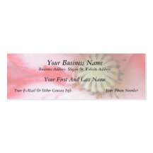 Red & White Poppy Close Up Business Cards