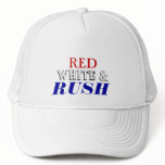 Red White Rush Hat