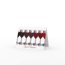 Red Wine Birthday Invite