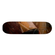 Red Wine In An Italian Restaurant Custom Skate Board