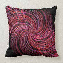 Red Wine Swirl American MoJo Pillow