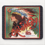 Red Wing Indian Maiden Mousepad