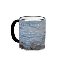 RED-WINGED BLACKBIRD - mug