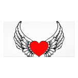 Red Winged Heart photo cards