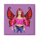 Red Wings Fairy magnets