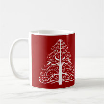 Red Winter Wedding Coffee Mug