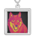 Red Wolf Fire necklaces
