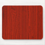Red Wood Pattern mousepads