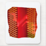Red Yellow Abstract Stairs Cutout Picture Mousepad