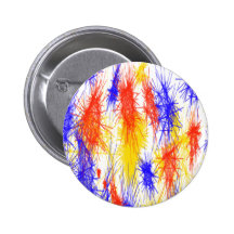 Red Yellow Blue scribble splats colourful design Pin