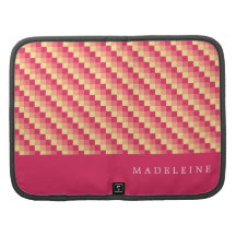 Red Yellow Pixel Pattern Organizers