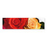 Red Yellow Rose Bumper Sticker - Customizable