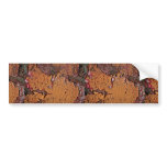 Red Yellow Rusty Texture bumper stickers
