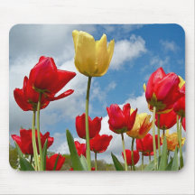 Red & Yellow Tulip Mousepad