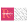 Redbone Coonhound Monogram Photo Card