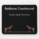 Redbone Coonhound Mousepad