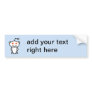 Reddit Alien Bumper Sticker