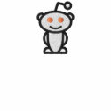 Reddit logo embroidered shirts