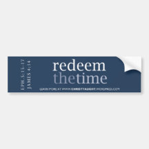 Redeem the Time Bumper Sticker