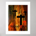 Redeemed Cross Poster posters
