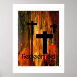 Redeemed Cross Poster posters