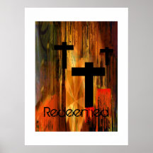 Redeemed Cross Poster