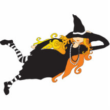 redhaired witch cut outs