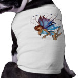 Redhead 3D Pixie - Purple & Blue Pet T-shirt