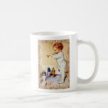 Redhead Baby Boy Blowing Horn to Soldiers Mug