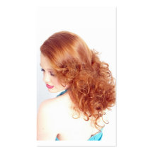 Redhead Beauty Business Cards