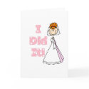 Redhead Bride I Did It cards