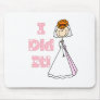 Redhead Bride I Did It Mouse Mats