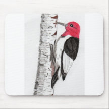Redheaded Woodpecker Mouse Pad