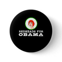 Redheads for Obama Button