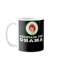 Redheads for Obama mug