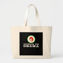 Redheads for Obama Tote Bag