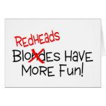 Redheads Have More Fun Cards