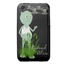 Redneck Aliens iPhone 3 Barely There Case iPhone 3 Cases