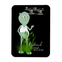 Redneck Aliens Premium Flexible Magnet
