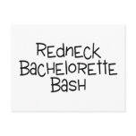 Redneck Bachelorette Bash postcards
