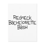 Redneck Bachelorette Bash postcards
