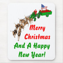 Redneck Christmas Mouse Pad