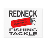 REDNECK FISHING TACKLE T-SHIRTS AND GIFTS postcards