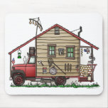 Redneck Hillbilly Camper Mousepads