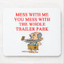 redneck hillbilly joke mouse pads