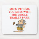 redneck hillbilly joke mousepads